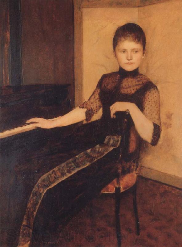 Fernand Khnopff Portrait of Maria van Rijckevorsel-Dommer van Poldersveldt France oil painting art